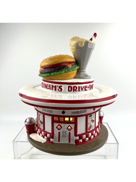 Department 56 Other - Department 56 The Original Snow Village Dinah's Drive-In No. 54470 Box READ